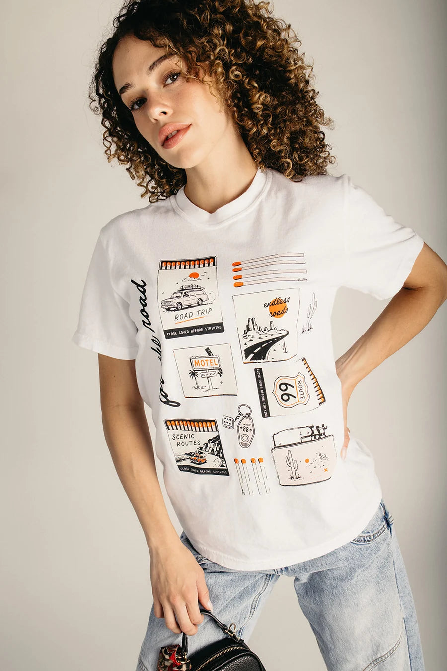 The For the Road Tee in White