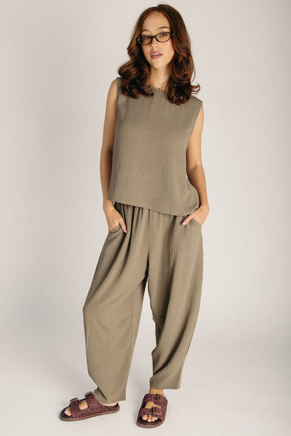 The Loftus Woven Lounge Set in Basil