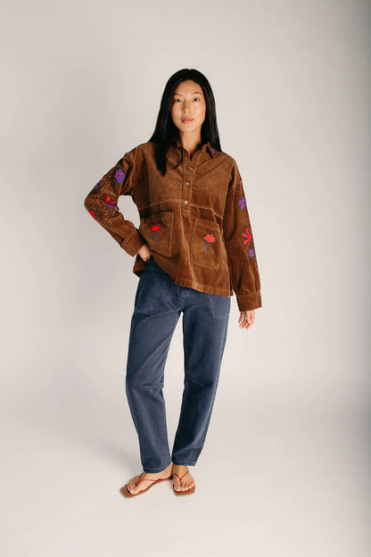 The Braylon Baggy Jean in Gray Denim